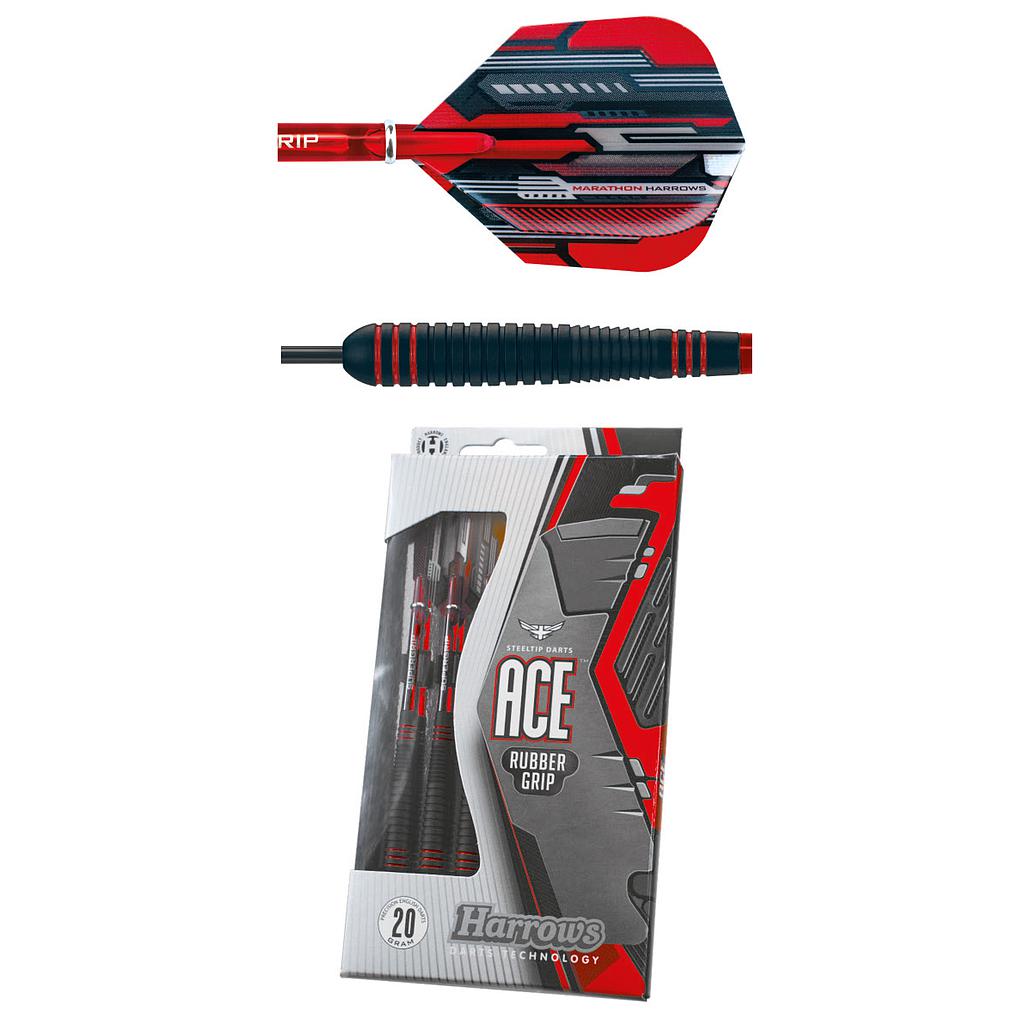 Harrows Ace Rubber Coated Brass Darts