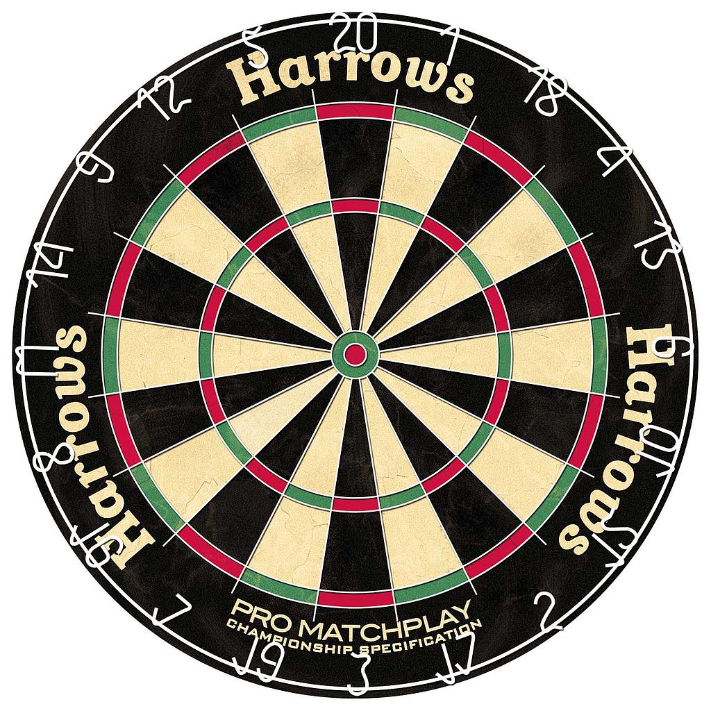 Harrows Matchplay Bristle Dartboard