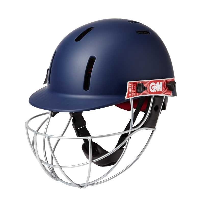 Gunn and Moore Purist Geo II Cricket Helmet Junior - Navy