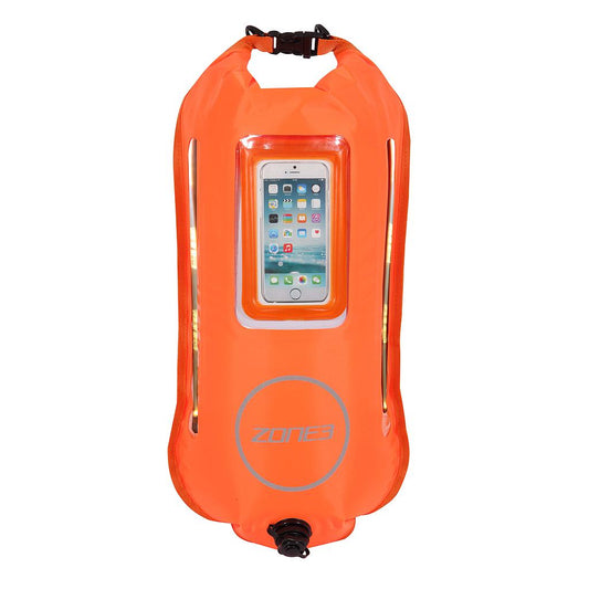 Zone3 2 LED Light Dry Bag Buoy (28L) - Orange