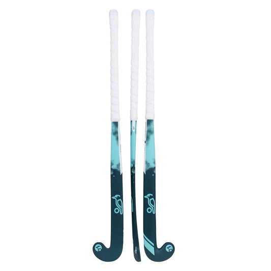 Kookaburra Nocturne Wooden Hockey Stick - Navy/Light Blue