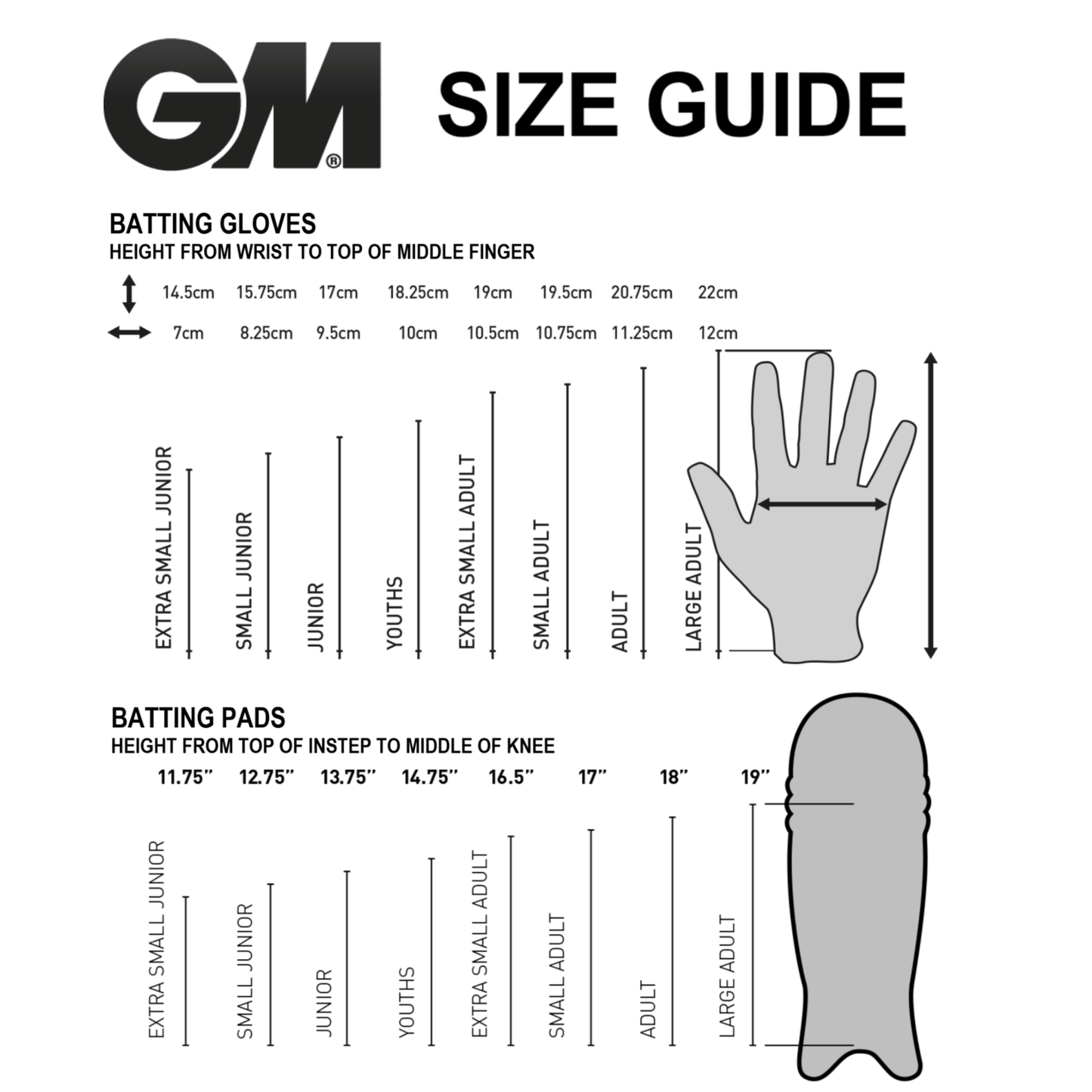 Gunn and Moore Mana Batting Pads - Ambidextrous