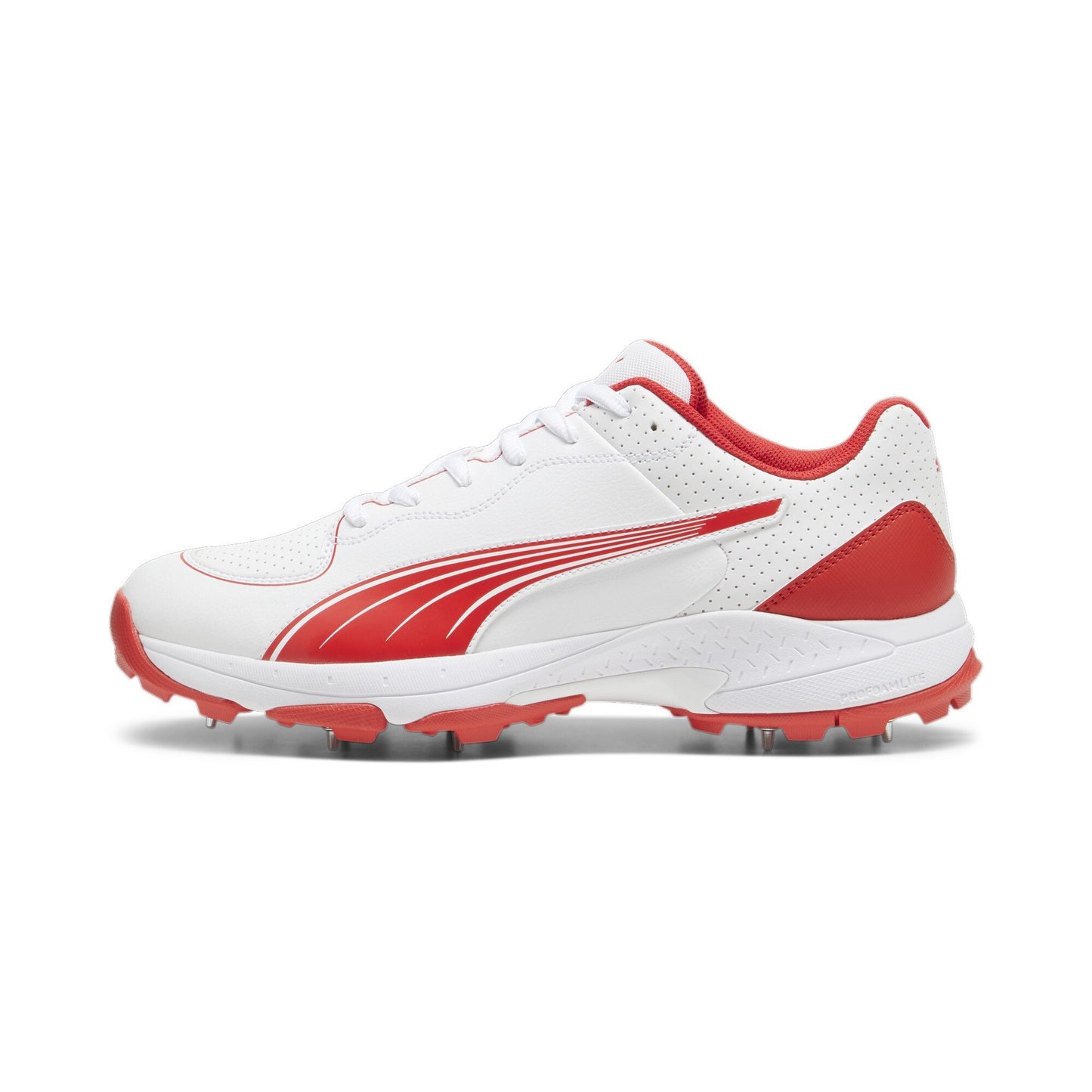 Puma 24.2 Spike Cricket Shoes - White/Red