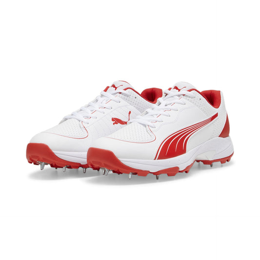 Puma 24.2 Spike Cricket Shoes - White/Red