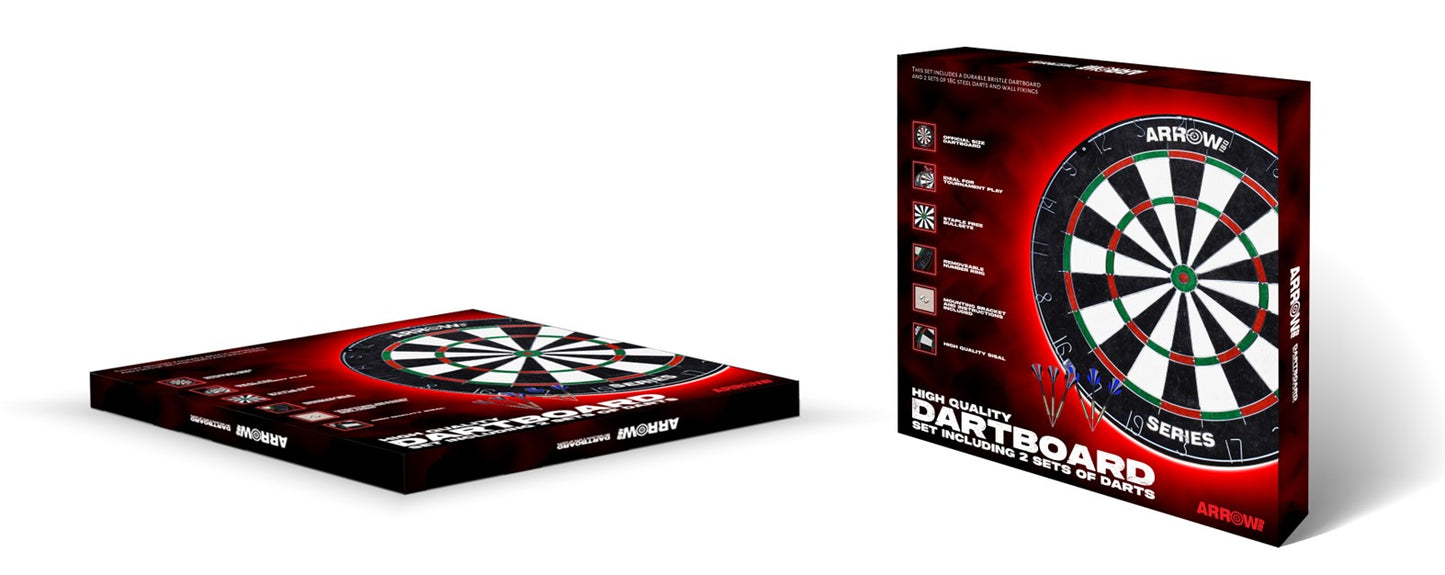 Arrow180 Bristle Dartboard Set