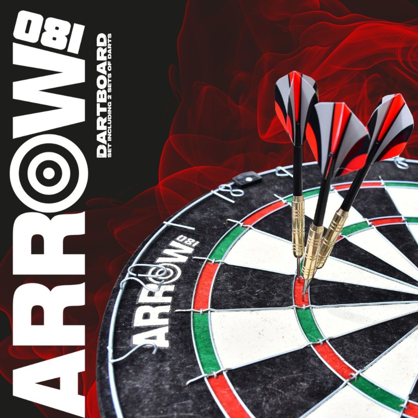 Arrow180 Bristle Dartboard Set