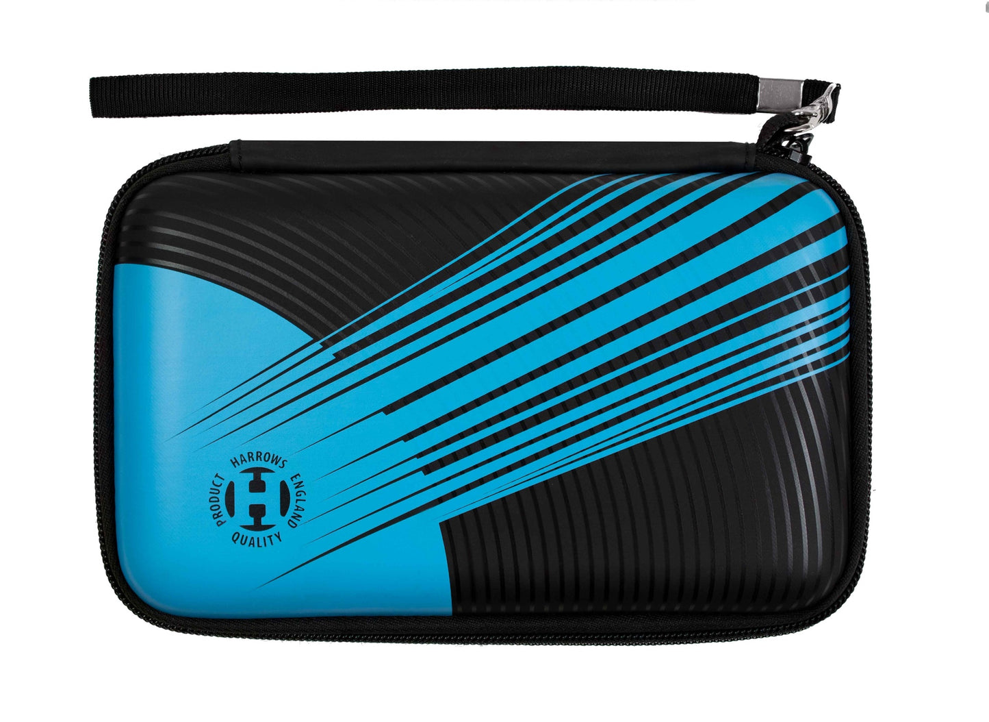 Harrows Blaze Fire Pro 6 Darts Case - Black/Aqua