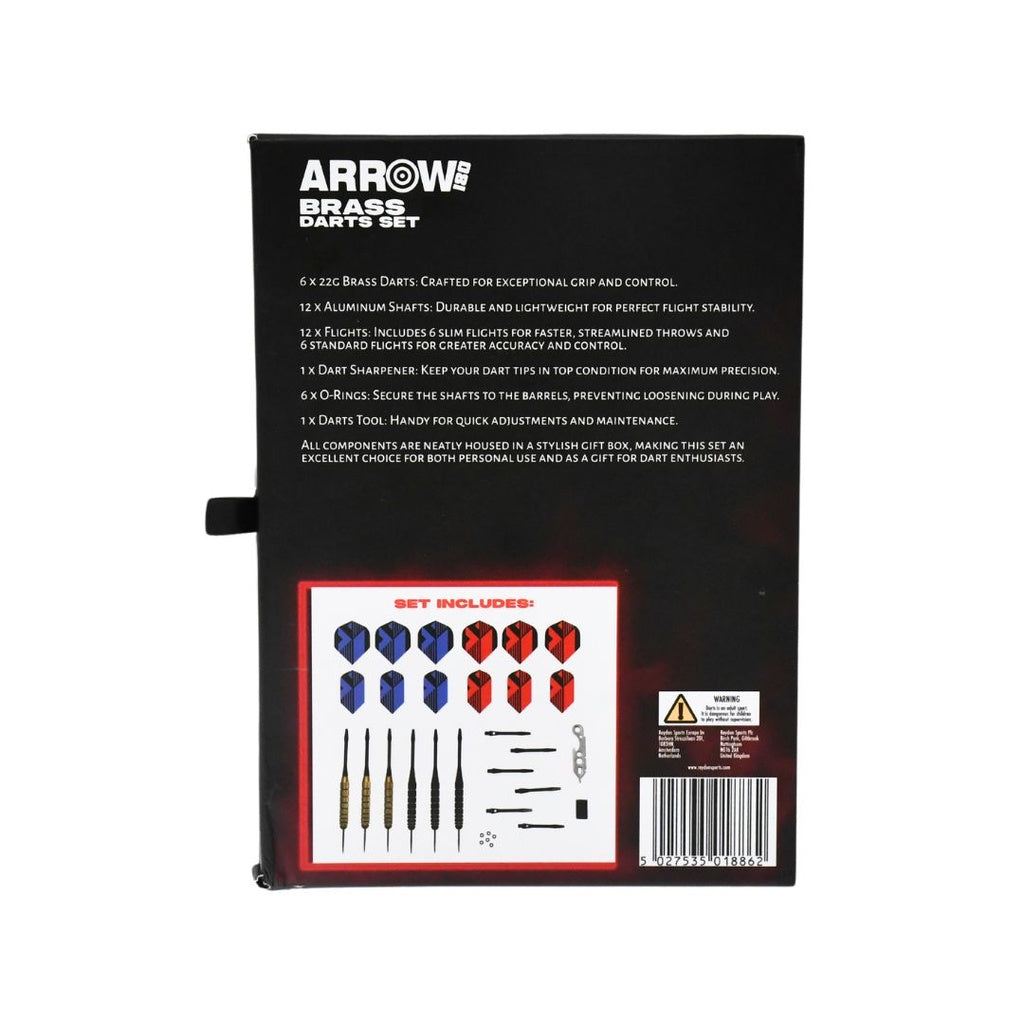 Arrow180 Brass Darts Set