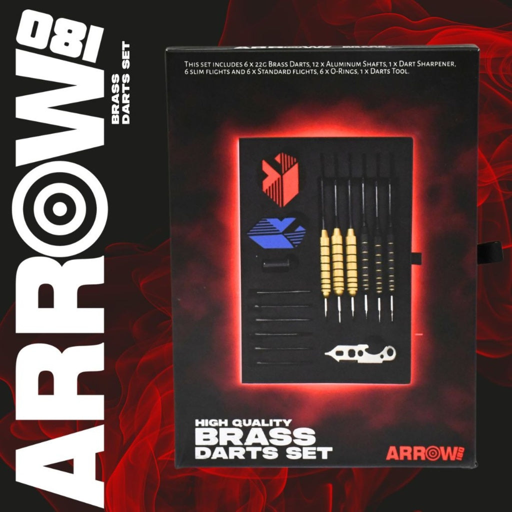 Arrow180 Brass Darts Set