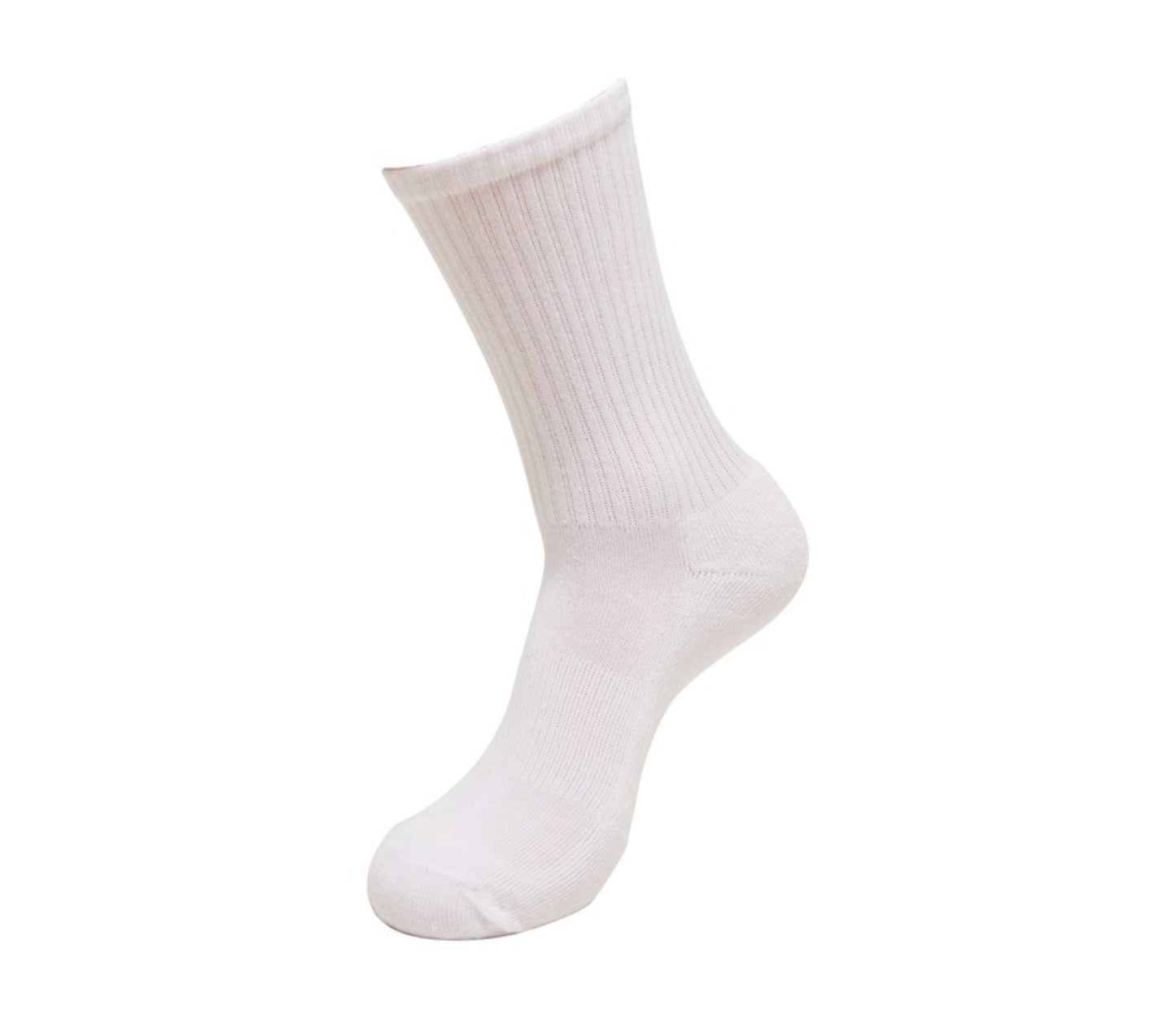 Seer Crew Socks White