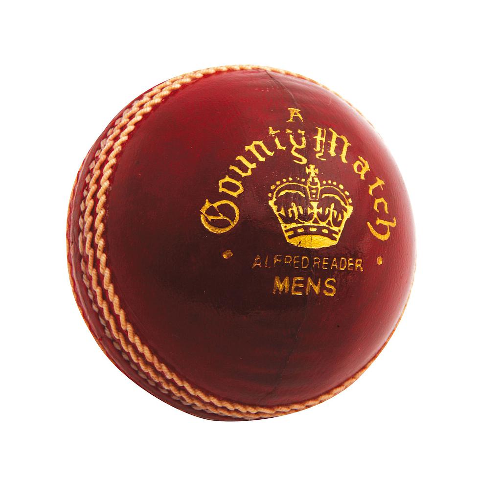 Readers County Match 'A' Cricket Ball - Red - Mens