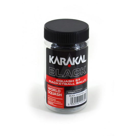 Karakal Black Competition Squash 57 Racketball Balls