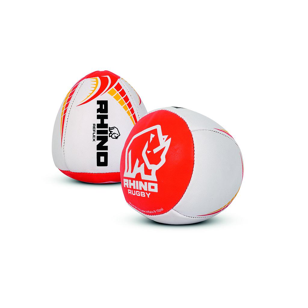 Rhino Reflex Recycled Training Ball - Size 5 - White/Red