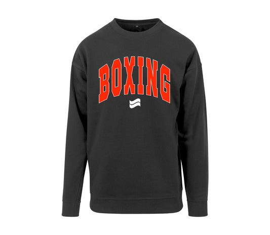 Seer Boxing Crew Neck Sweat Shirt - Black