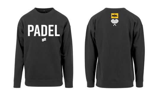 Seer Padel Crew Neck Sweat Shirt - Black