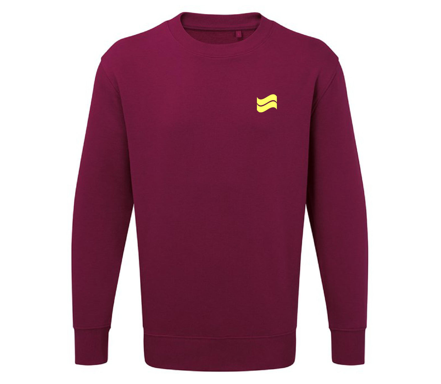 Seer Brushed Fleece SL Crew Sweatshirt - Burgundy