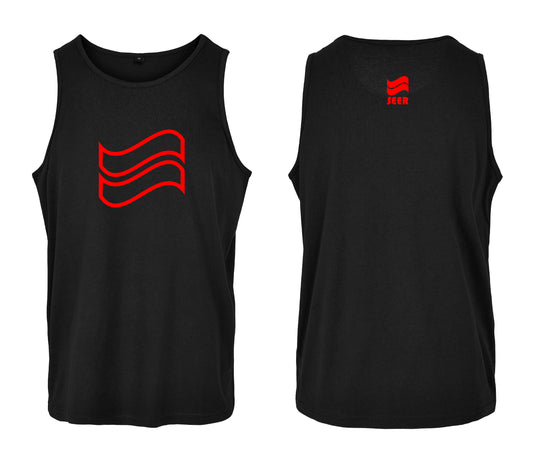 Seer Classic Outline Surge Logo Tank - Black