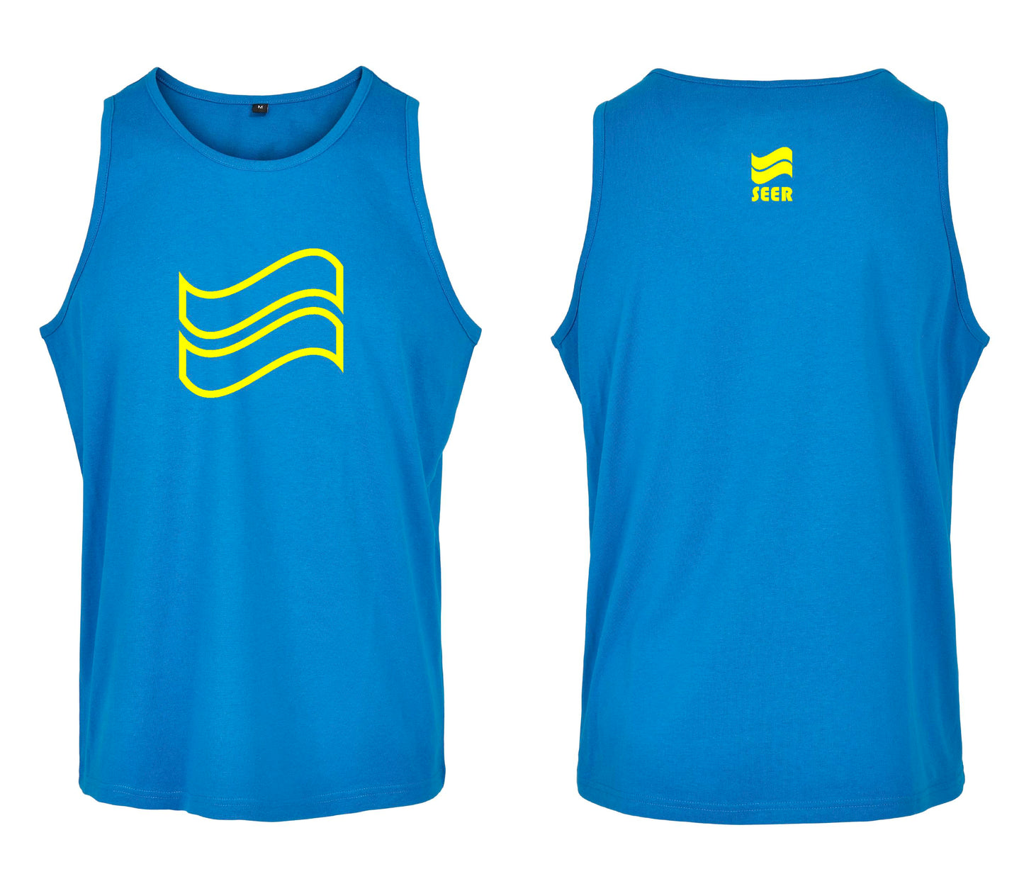 Seer Classic Outline Surge Logo Tank - Blue