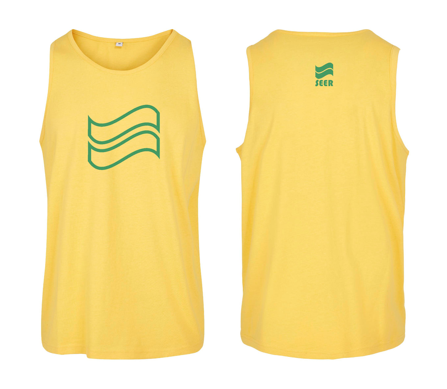 Seer Classic Outline Surge Logo Tank - Yellow