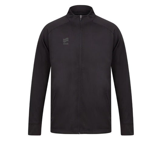 Seer Interlock Tracksuit Top - Black