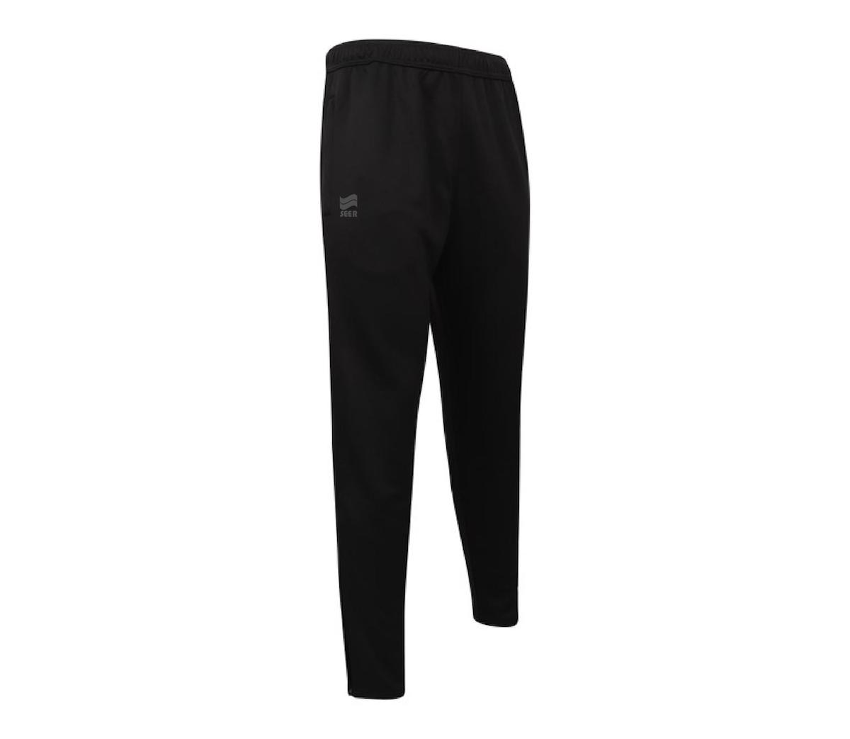 Seer Interlock Tracksuit Pants - Black