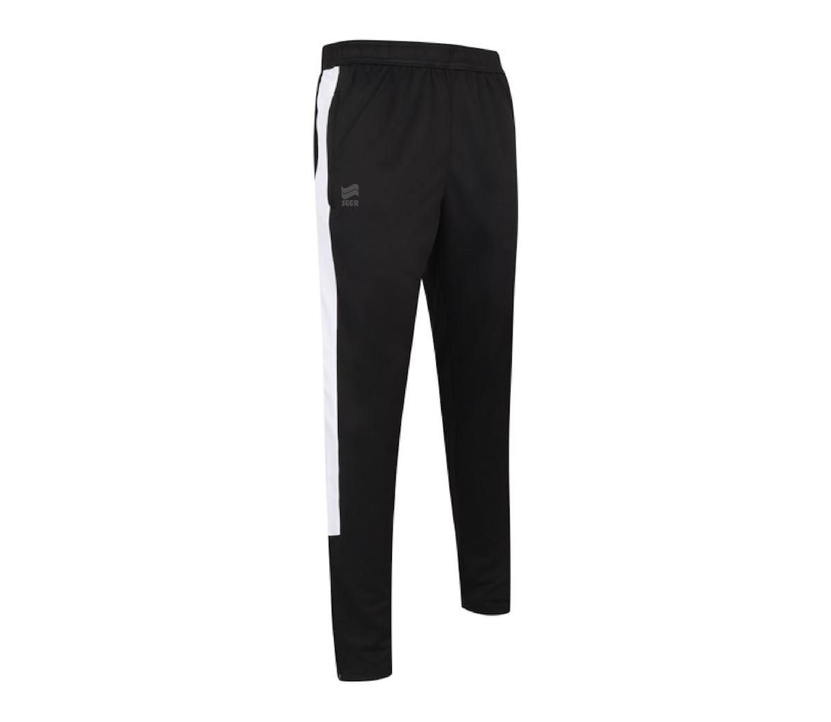 Seer Interlock Tracksuit Pants - Black/White