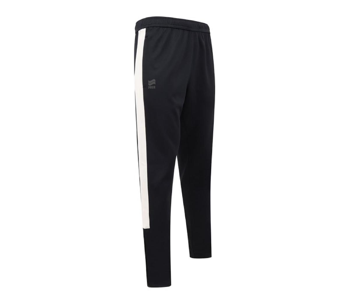 Seer Interlock Tracksuit Pants - Navy/White