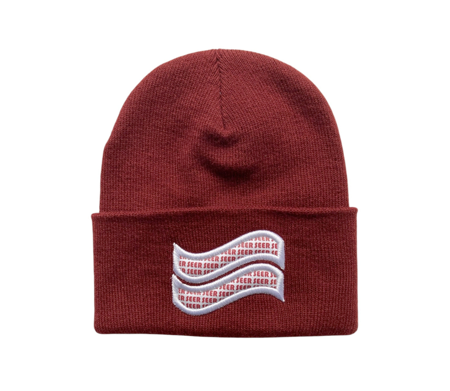 Seer LL Surge Heavyweight Long Beanie - Burgundy