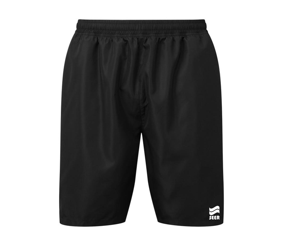 Seer SL-Tri Performance Running Shorts - Black/White