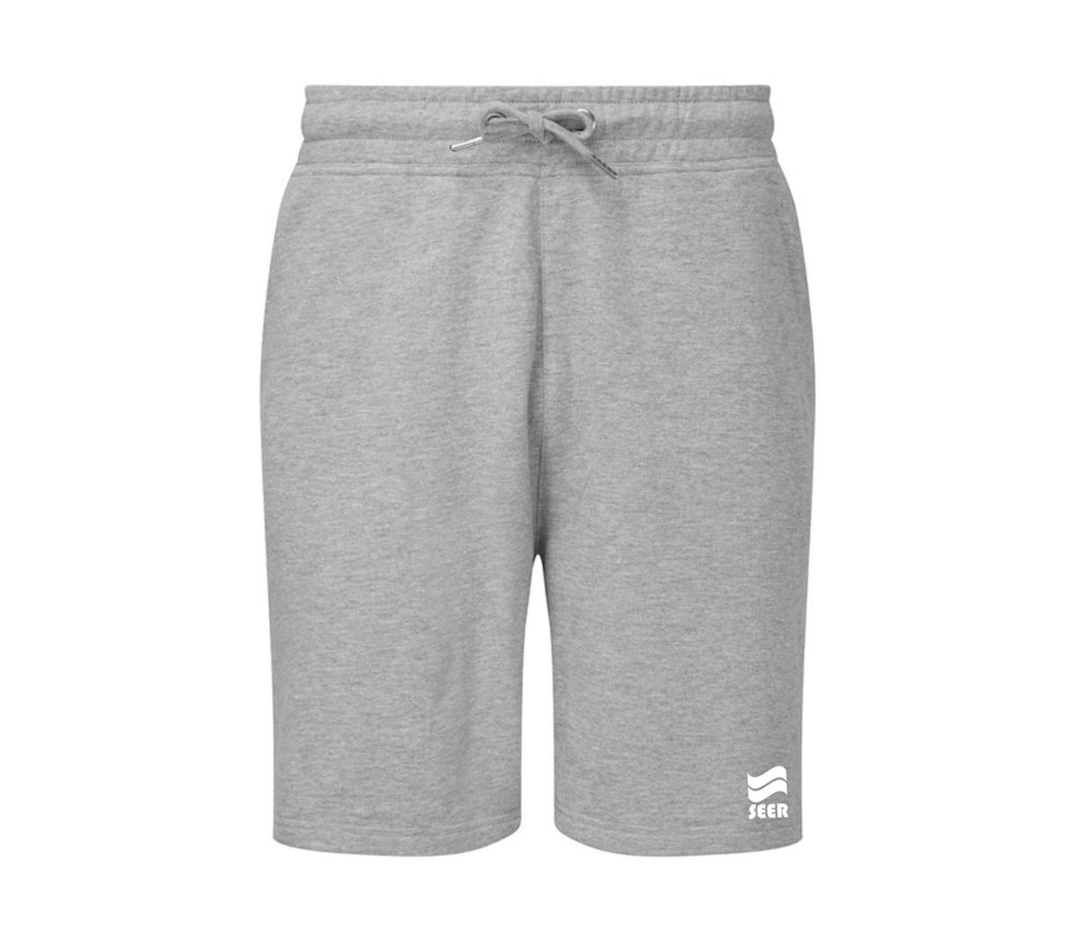 Seer Jogger Shorts - Grey/White