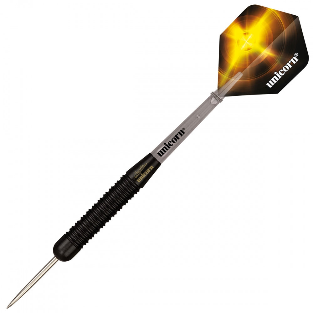 Unicorn Gary Anderson Black Brass Darts - Black