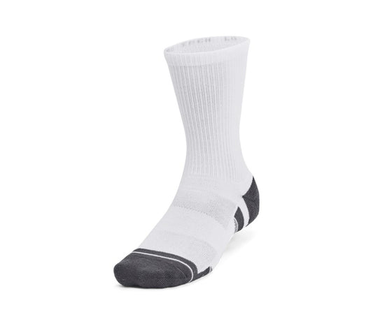 UA Performance Tech 3-Pack Socks White