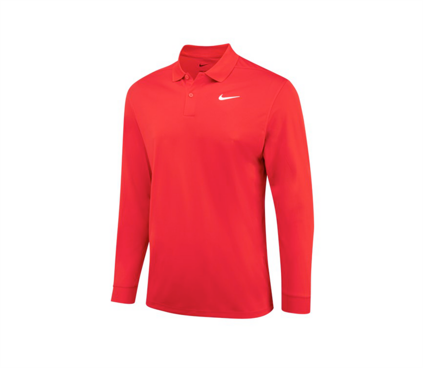 Nike Dri-FIT Victory Solid Long Sleeve Polo University Red