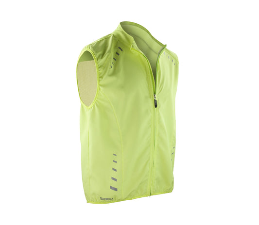 Spiro Bikewear Crosslite Gilet Neon Lime