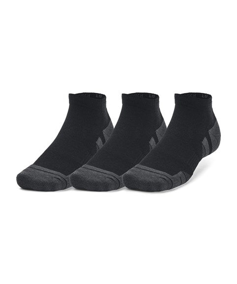 UA Performance Tech 3-Pack Low Cut Socks Black