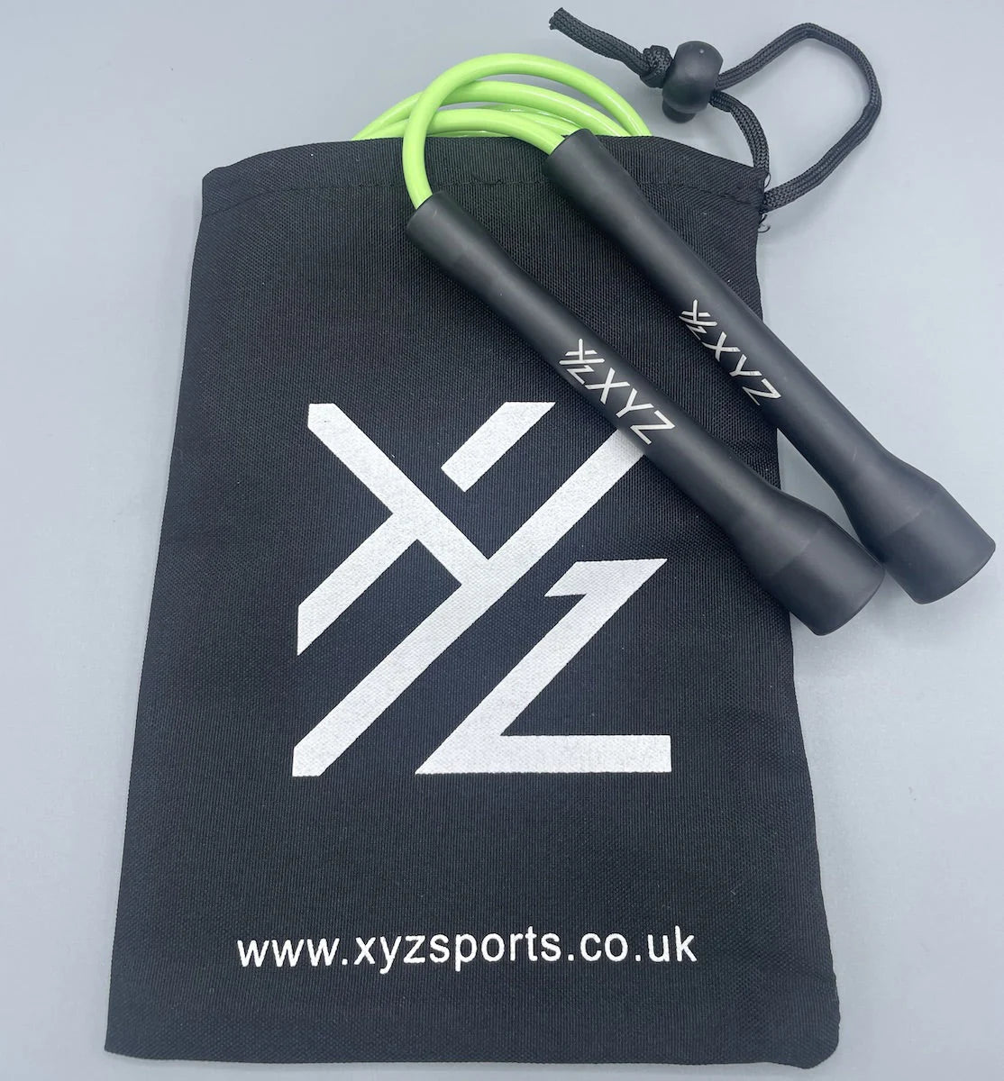 XYZ X1 Cardio Fitness Speed Rope - Black/Green